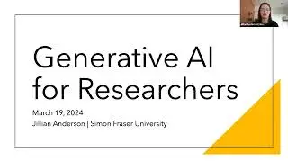 Things researchers should know before using Generative AI