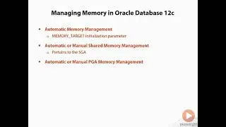 01 09 Managing Memory in Oracle Database 12c