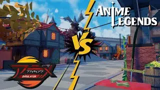 2021 BEST ANIME EXPERIENCE...ANIME FIGHTING SIMULATOR VS ANIME LEGENDS ROBLOX