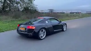 Audi R8 V8 acceleration sound.