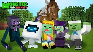 Monster And The City | Season 2 - Full Movie | Minecraft Animation