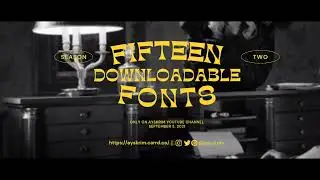 15 DOWNLOADABLE FONTS NEW SEASON