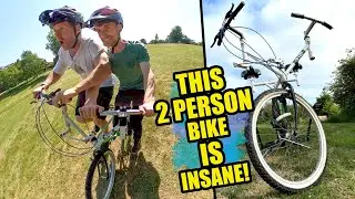 THIS TWO PERSON MTB IS ABSOLUTELY INSANE - WILL WE SURVIVE?