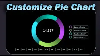 Design donut charts for alternative Pie Chart presentation in Excel