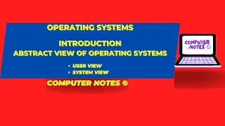 ABSTRACT VIEW | OPERATING SYSTEMS #operatingsystems #operatingsystem #computerscience #bca