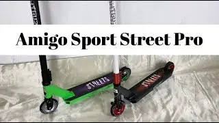 Трюковой самокат Amigo Sport Street Pro | HIC, 110 мм колесо, дюралевый сердечник [2020]