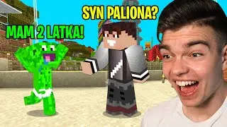 MAM 2 LATKA TROLL NA WOJANIE w Minecraft! (udaję swojego syna)