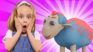 Baa Baa Black or Blue Sheep? | Kinderwood Kids Songs
