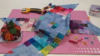 Patchwork tutorial: unbelievable fantastic idea you can't see anywhere sewing with scrap fabrics