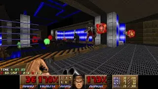 Doom 2 - Terminal Voltage (Map 6: Live Wire): UV-Fast 100% Blind (Map Author: Snowy44)