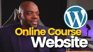 Online course website WordPress