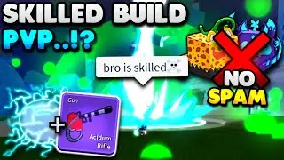 I Used a SKILLED BUILD To BOUNTY HUNT With In PvP... (Blox Fruits)