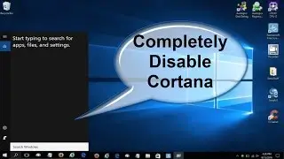 How to disable Cortana Windows 10 Totally & Permanently (Kill Task Process) Free Registery Hacks