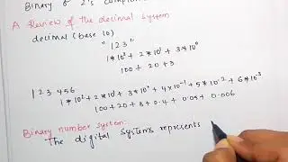 number systems | introduction | decimal & binary |