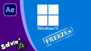 After Effects freezes / crashes when switching windows