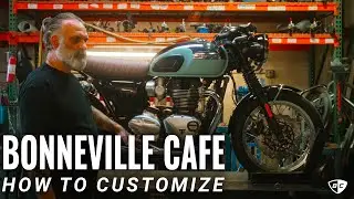 Triumph T120 Bonneville Chrome Edition Transformed into a Cafe Racer | British Customs