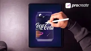 Drawing Soda Galaxy in Procreate with iPad Pro