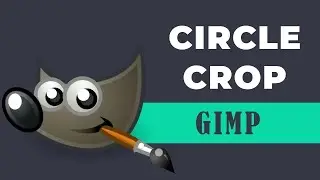 How to circle crop in GIMP