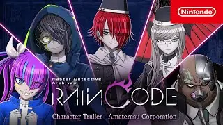 Master Detective Archives: RAIN CODE - Character Trailer - Amaterasu Corporation – Nintendo Switch