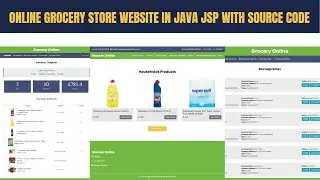 java Grocery Store || java grocery store website with source code || java website || Thinkswithyou