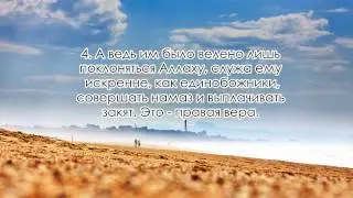 Сура 98. (Аль-Беййина) Ясное знамение