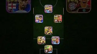 Best squad | 4-1-2-3 formation | eFootball 24 mobile | #shorts #pes #pes2021 #efootball