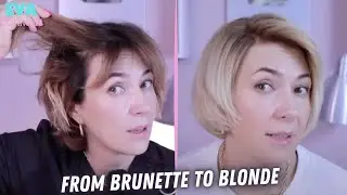 Bleaching My Own Hair At Home | From Brunette to Blonde Tutorial 2023 by Eva Lorman