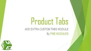 Product Tabs - Add Extra Custom Tabs Module