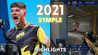 S1MPLE 2021 - HIGHLIGHTS CSGO