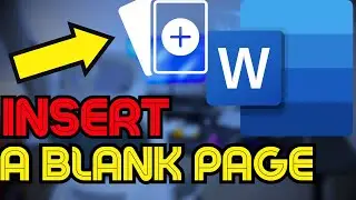 How to Insert a Blank Page in Word; Add Blank Page; Add New Page (Tutorial)