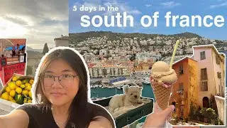 SOUTH OF FRANCE Travel Vlog: exploring Nice, Menton, Monaco, and Eze (2022)