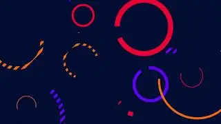 flat abstract circles background Free Video || Hd nocopyrights video animation