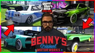 Los Mejores COCHES del TALLER de BENNY´S en GTA 5 Online | Mejores COCHES GTA Online 2024