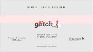 Project-x Glitch Text Presets | After Effects Template | Titles