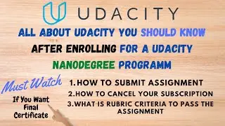 Get Udacity Premium Subscription For Free | All About Udacity You Should Know After Enrolling For ND