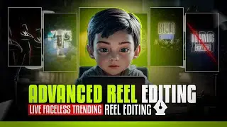 Live Advanced Reel Editing  | Viral Reel Editing from Scratch |  After Effects  Editing Tutorial