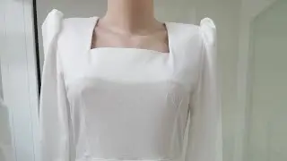 Куйлак бичиб тикамиз. 44размер. Шьём платье. Sewing a dress. خياطة فستان