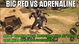 Lost future :- big red zombies VS adrenaline attack