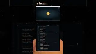 3D solar system (HTML, CSS, JS) 