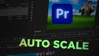 Auto Scaling Media Clips in Premiere Pro