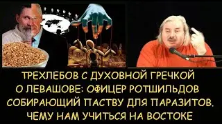 Н.Левашов: Трехлебов с духовной гречкой о Левашове: офицер Ротшильдов, собирает паству для паразитов