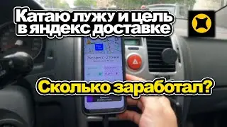 Катаю лужу и цель в Яндекс доставке | Смена 6 часов на Вело аккаунте