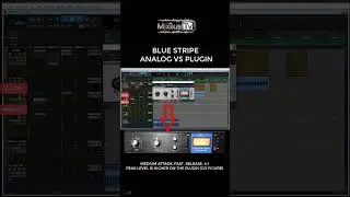 Analog Vs Plugin: Real Blue Stripe & Rev D vs CLA-76 #shorts