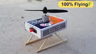 How to Make Flying Matchbox HelicoptDiy Toy 🚁Helicopter || Two projects making