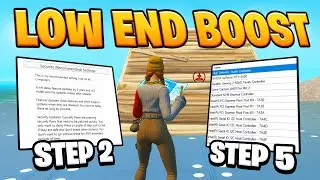 Best FPS BOOST For Low End PC´s in Fortnite ✅ (4-8GB RAM)