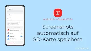 Screenshots automatisch auf SD-Karte speichern - OnePlus [Android 14 - OxygenOS 14]