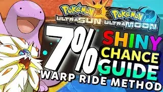 7% Shiny Pokemon Chance  - Ultra Warp Ride Shiny Hunting | Pokemon Ultra Sun & Moon