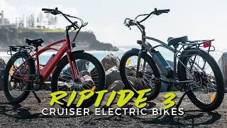 In Focus - Riptide 3 Electric Beach Cruisers - The Ultimate Summer Bike for 2024 by Ampd Bros