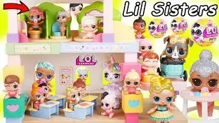 LOL Surprise Dolls + Lil Sisters Mix Wrong Bunk Beds
