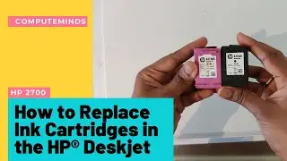 HP 2700 Cartridges Change | Installing Setup Ink Cartridges in HP Deskjet 2700 All-In-One Printer